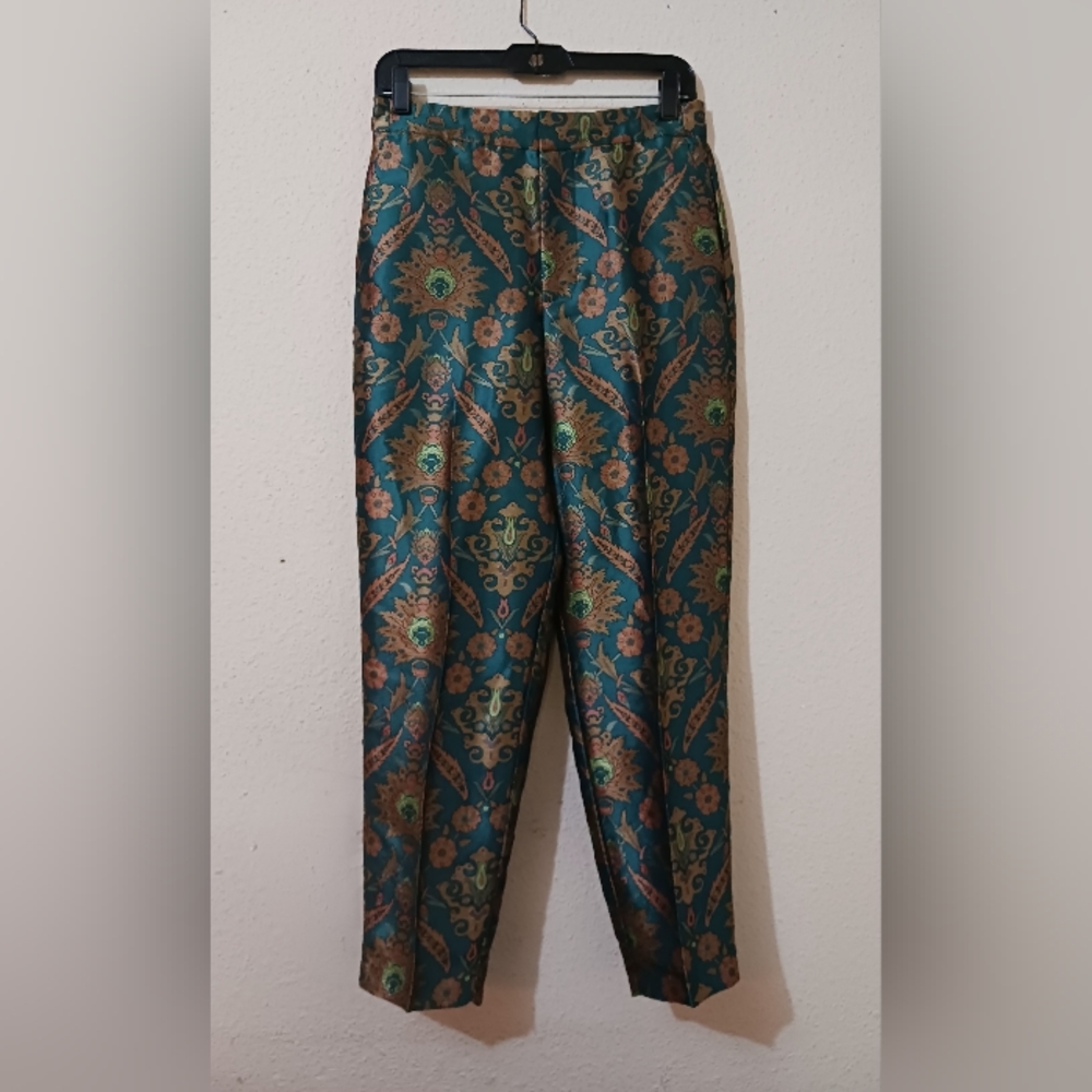Anthropologie Maeve Pants Womens Small Satin